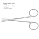 Osung 4.5" Littauer Suture Scissors Straight Premium -SCLSS115 - Osung USA