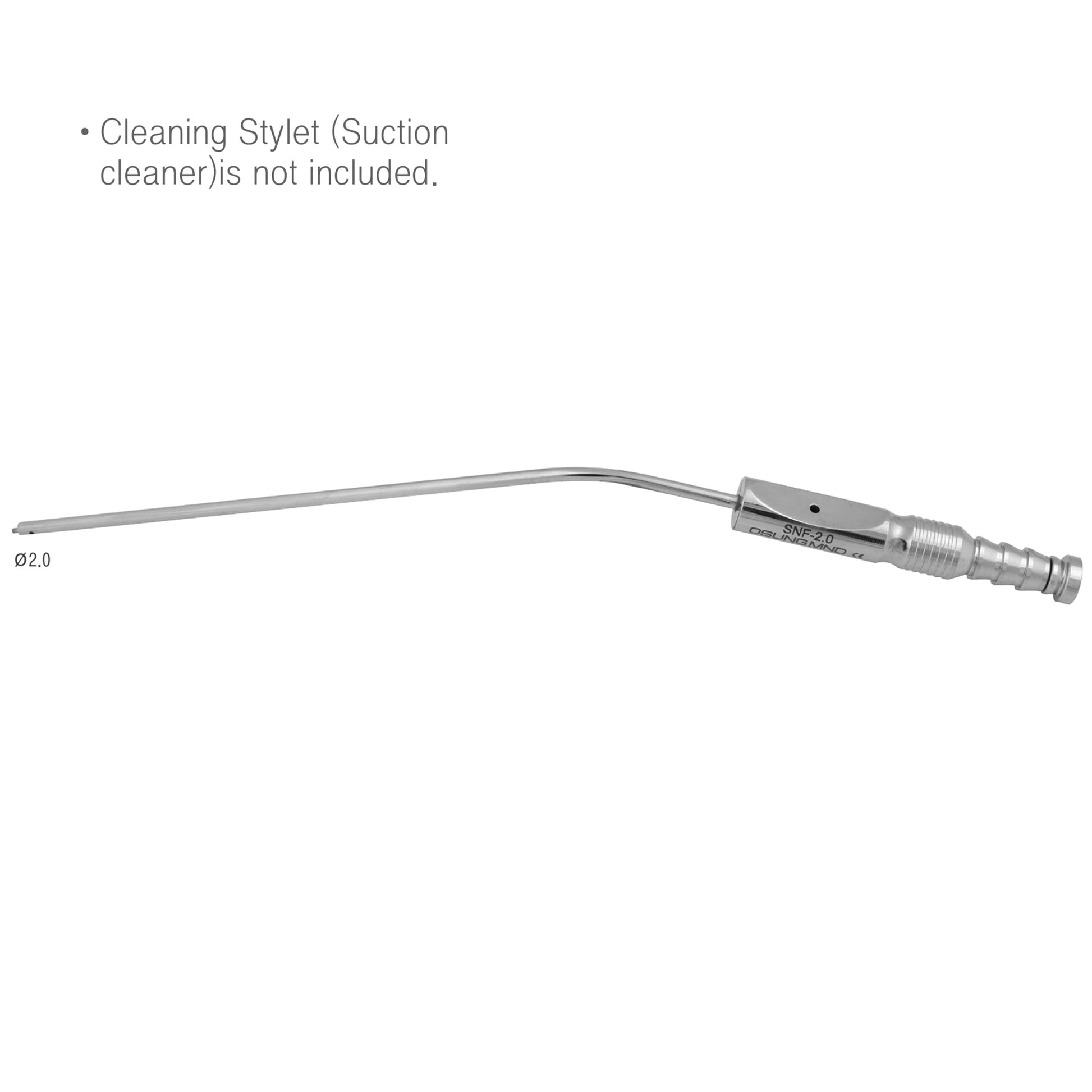 Osung 2mm Frazier Suction Tip Stainless premium -SNF20 - Osung USA