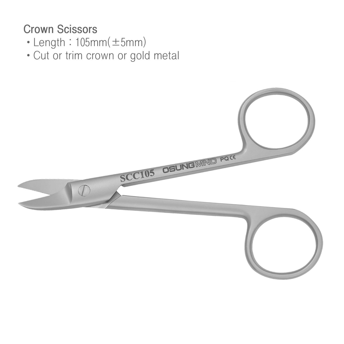 Osung 4.1" Crown Scissors Premium -SCC105 - Osung USA