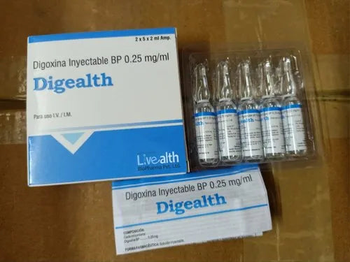 DIGOXIN INJ AMP NON-RETURNABLE, 0.25MG/ML, 2ML/AMP, SOLD AS EACH INSOURCE, 10000061