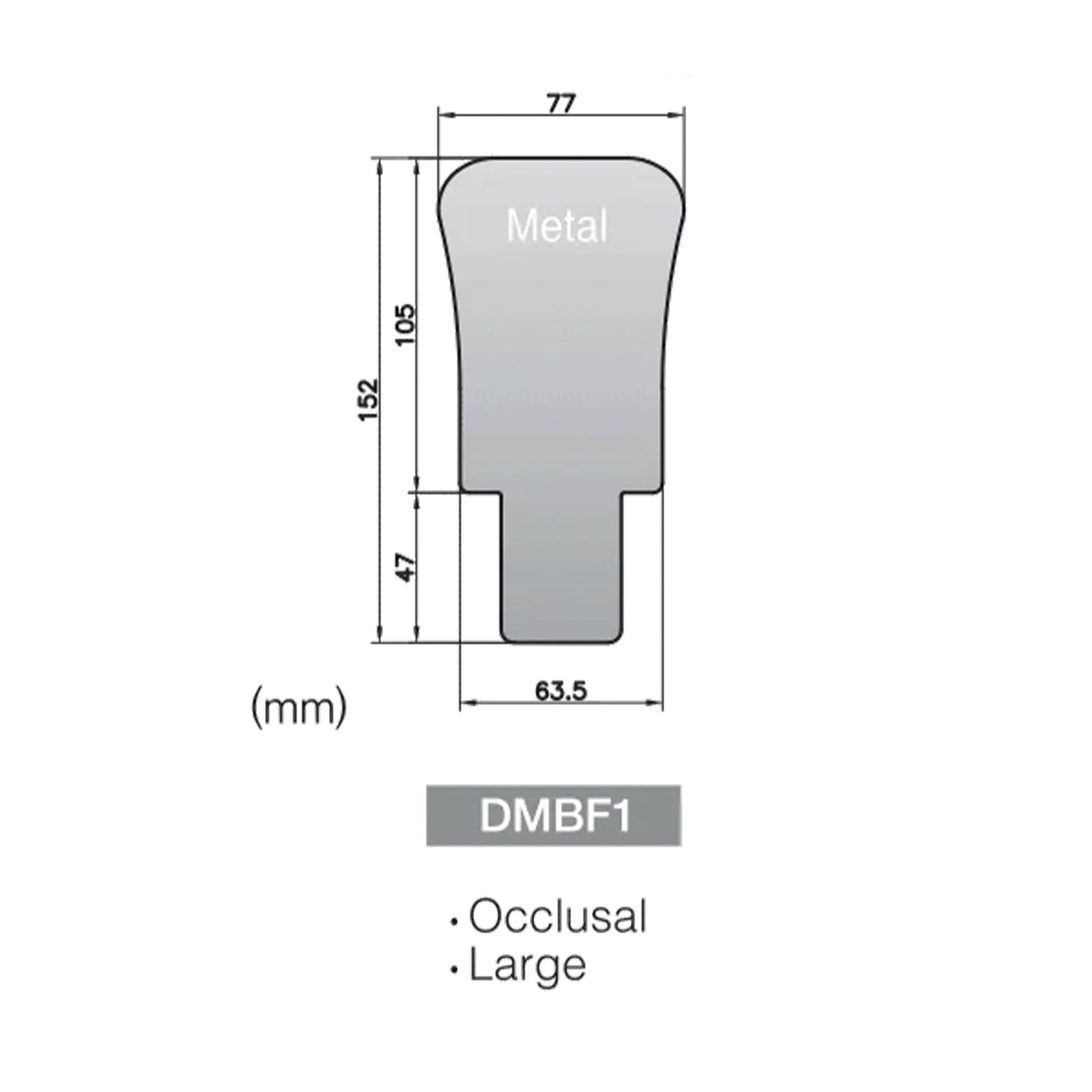 Occlusal Large Mirror for Fog Free Intra Oral Photo System -DMBF1 - Osung USA