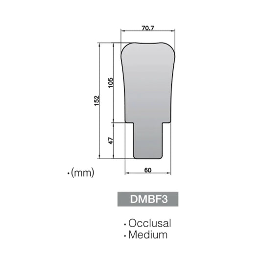 Occlusal Medium Mirror for Fog Free Intra Oral Photo System -DMBF3 - Osung USA