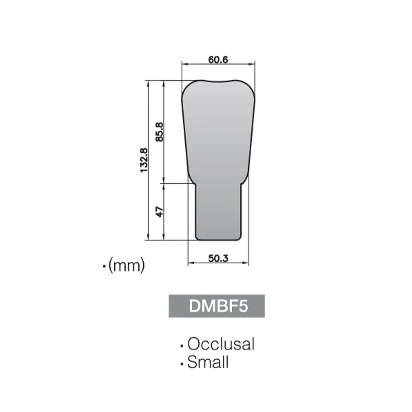 Occlusal Small Mirror for Fog Free Intra Oral Photo System -DMBF5 - Osung USA