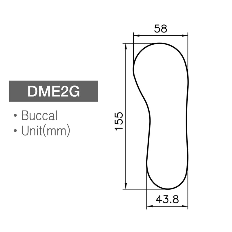 Buccal Dental Photo Mirror Glass Premium Osung -DME2G - Osung USA