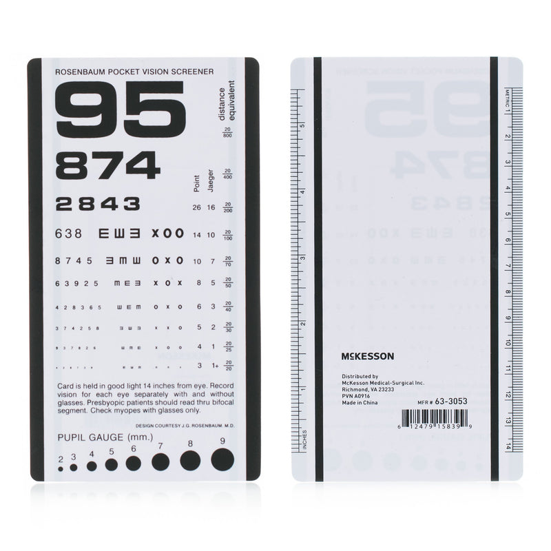 McKesson Eye Test Chart