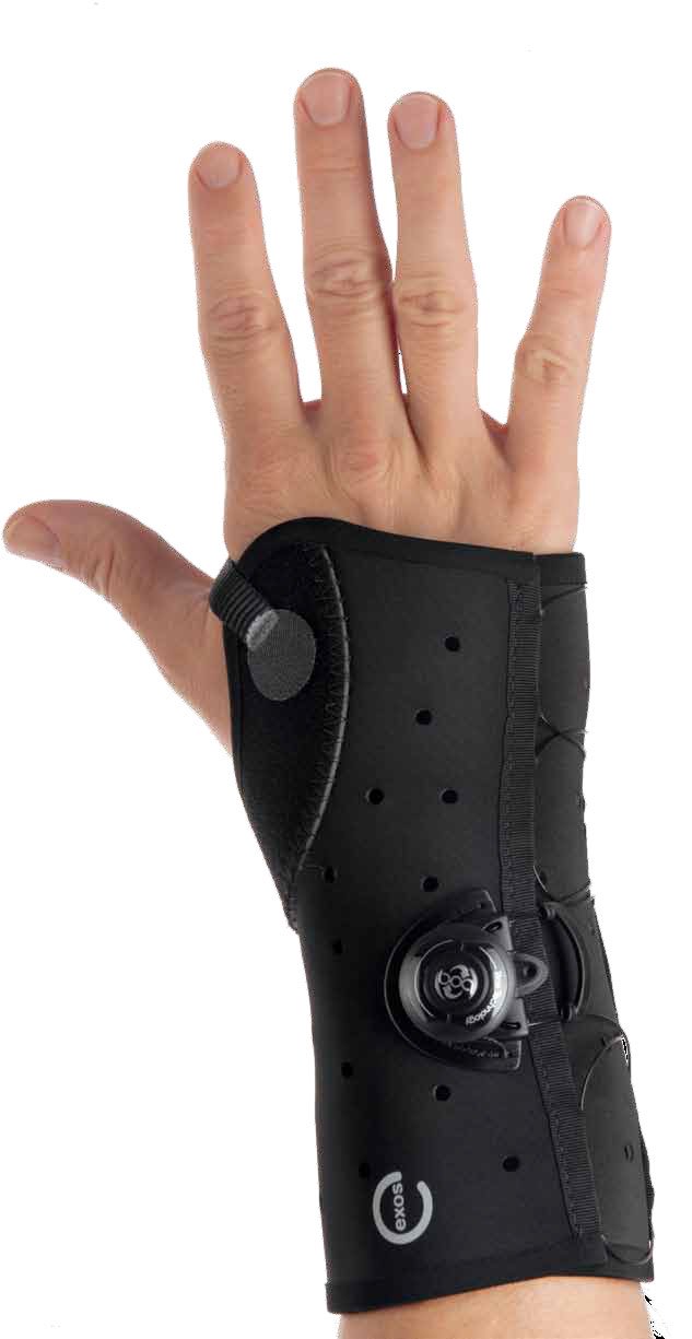 WRIST BRACE, EXOS W/BOA RT BLKSM