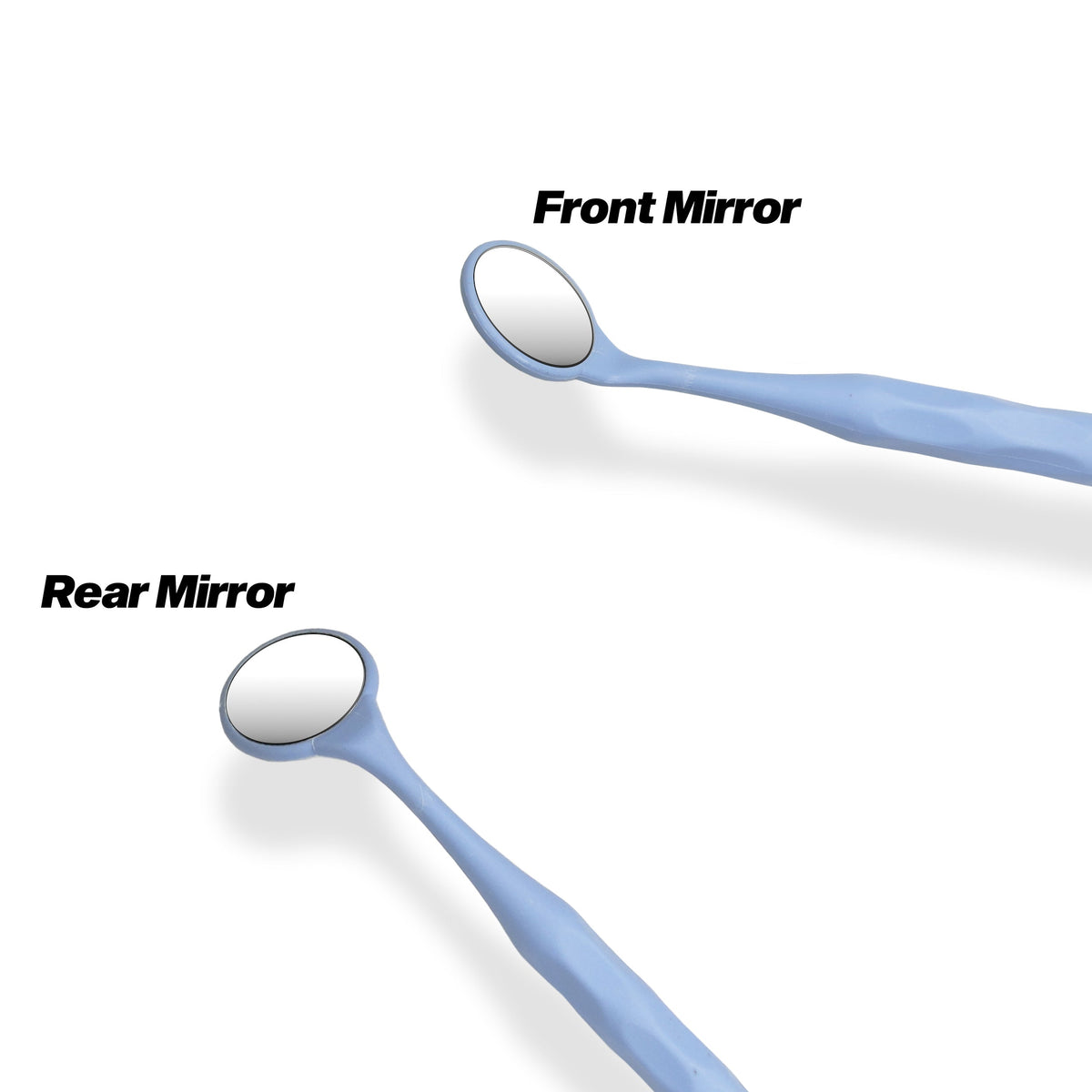 25 Pieces Dental Autoclavable Double Sided Disposable Mouth Mirror Blue -ORAL32 - Osung USA