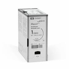 MEDTRONIC MAXON™ MONOFILAMENT SYNTHETIC ABSORBABLE SUTURES SUTURE MONO CLEAR 5-0P-13 18 3DZ/BX