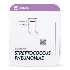 STREP PNEUMONIA TEST KIT, RESULTS IN 15 MINUTES, 22 TEST/KIT, SOLD AS KIT ABBOTT 10000540