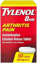 J&J Tylenol Caplets & Tablets Tylenol 8Hr Arthritis Caplet225Ct 3/Pk 8Pk/Cs -083837 - BriteSources