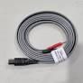 LEADWIRE, 5-PIN DIN, STRAIGHT, 72" LEADS, GREY, BLACK PLUG, BLACK & RED PINS, SOLD AS EACH CANADIAN 10000703