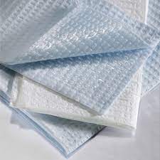 GRAHAM MEDICAL DISPOSABLE TOWELS. TOWEL POLY BACKED WHT 12X1650/PK 10PK/CS, CASE - BriteSources