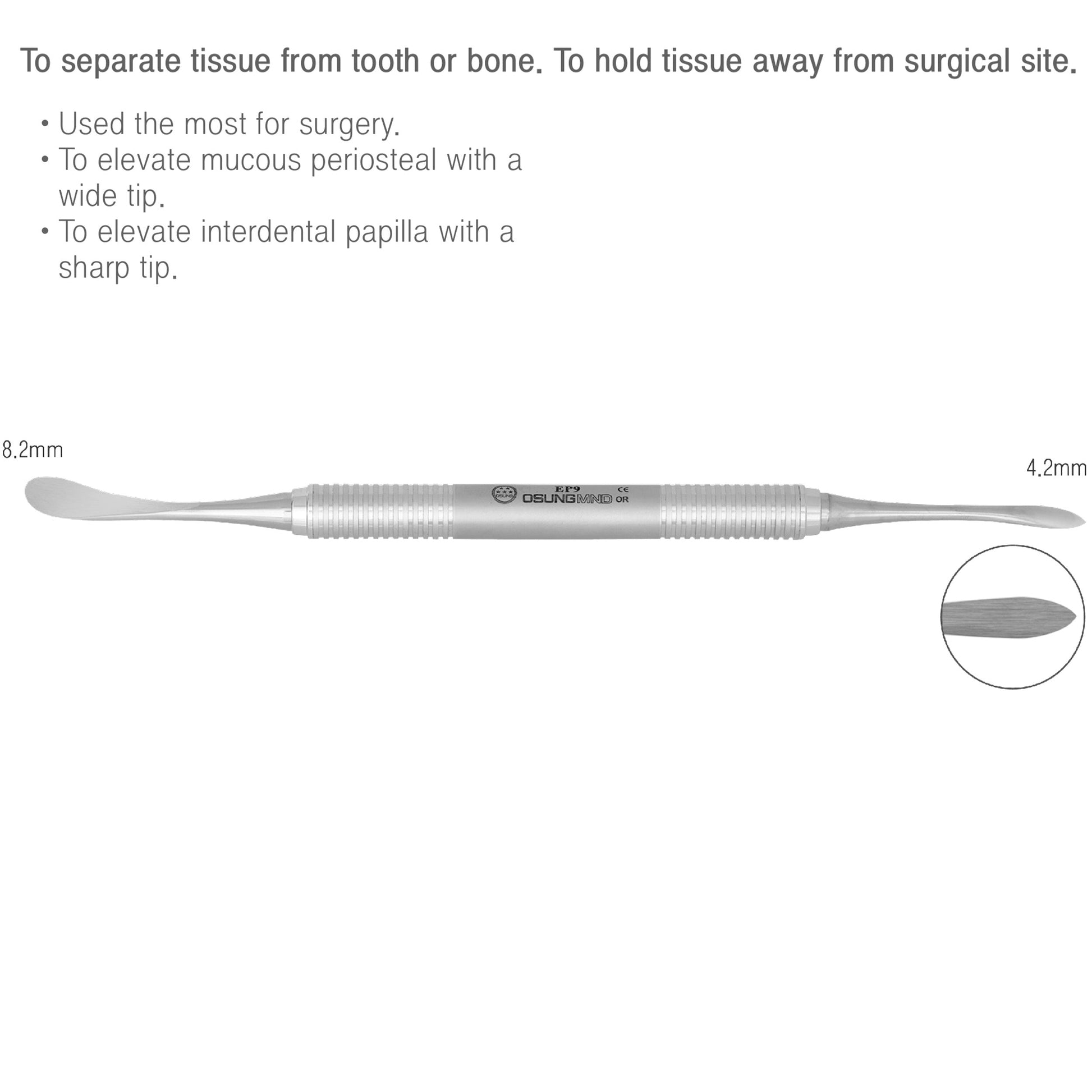 Osung #9 Periosteal Elevator Molt 9 Premium-EP9 - Osung USA
