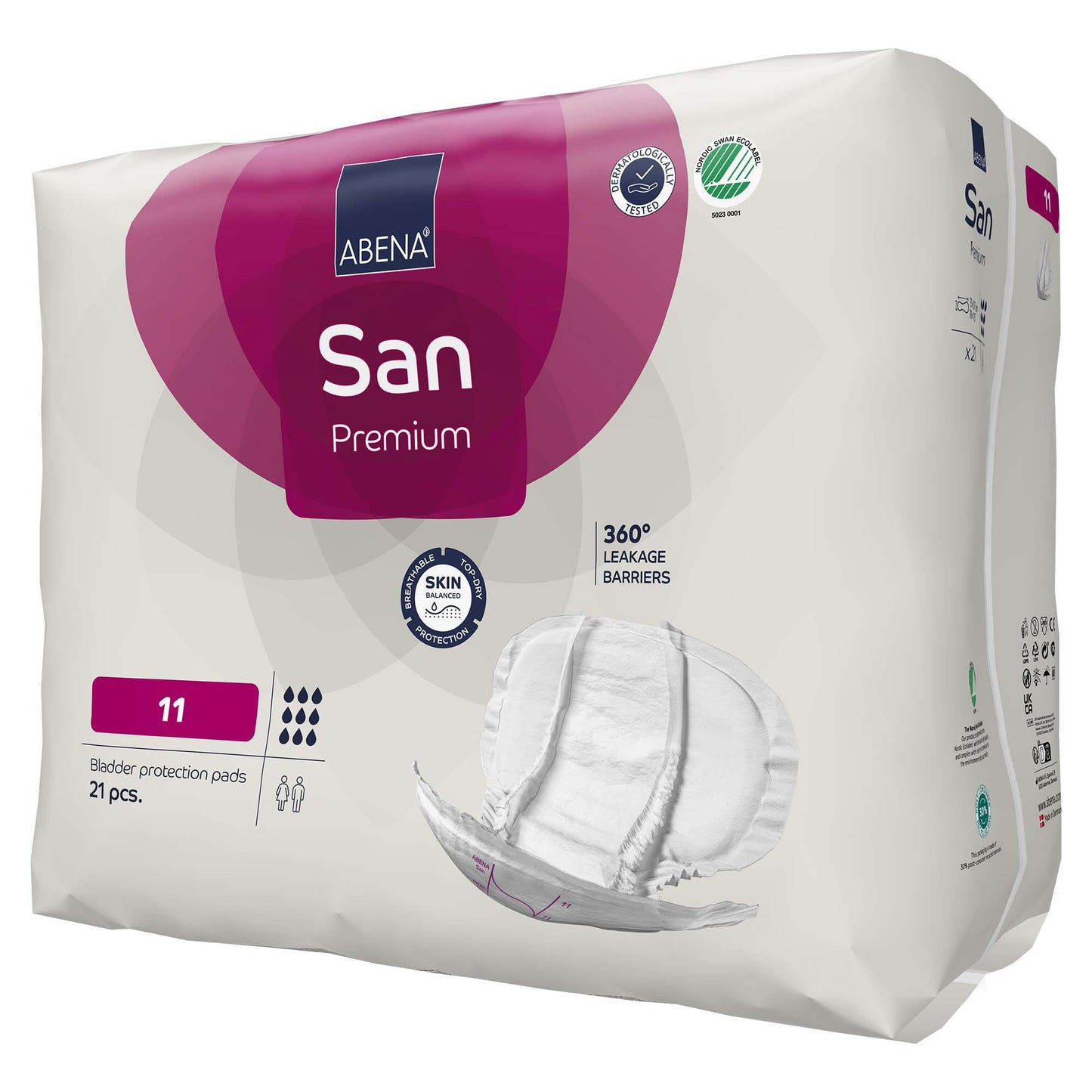 Abena San Premium Bladder Protection Pads, Size 11 84/CASE -1000021313