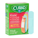 BANDAGE, ADH CURAD PLAS NEON 3/4"X3" (50/BX 24BX/CS), 1200/CS