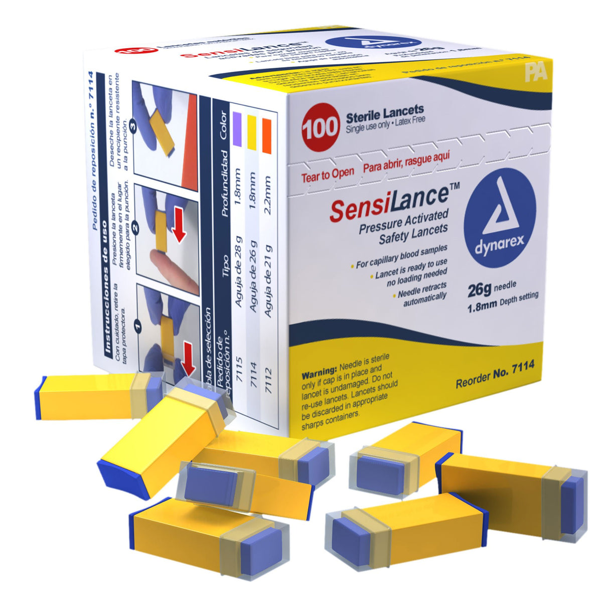 Sensilance™ Safety Lancet, 1000/Cs