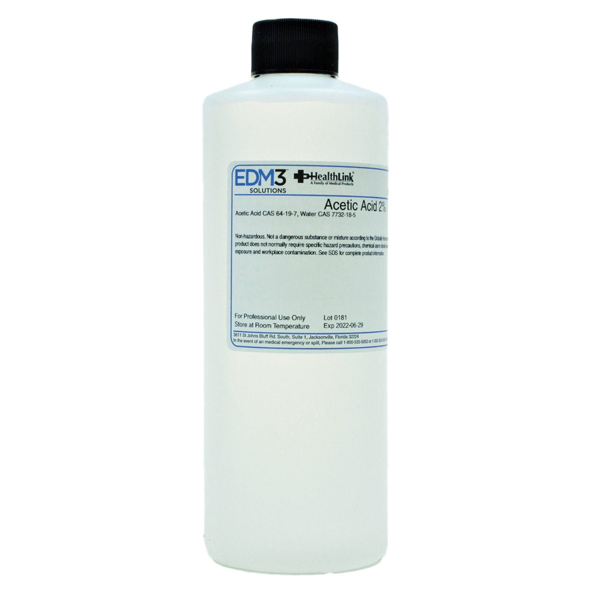 Stain, Acetic Acid 2% 16Ozbicinf, 1/Ea