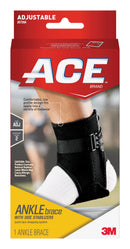 3M™ ACE™ Ankle Brace, Adjustable, Lace-Up, Side Stabilizers, 12/CS