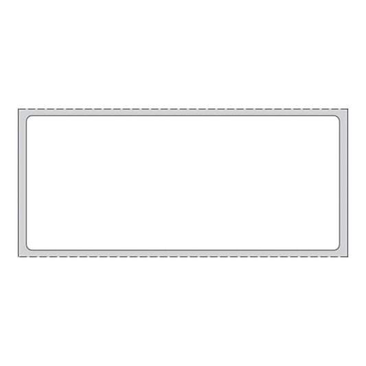Pdc® White Blank Thermal Label, 1-1/2 X 3-1/2 Inch, 8/Cs