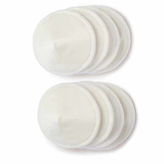 Ameda Contoured Washable Bamboo And Cotton Nursing Pads, 8/Pk