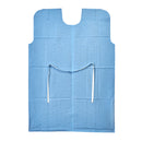 Graham Medical Patient Exam Gown, Medium/Large, Blue, 50/CS