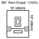 3M™ Steri-Drape™ Sterile Small Aperture EENT Drape, 15 x 19 Inch, 40/CS