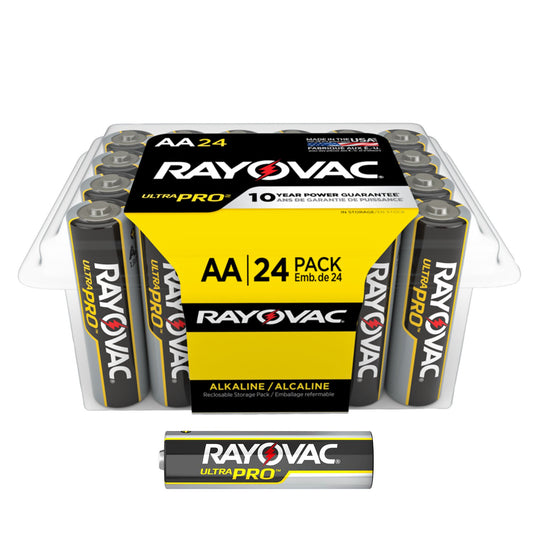 Rayovac® Ultra Pro™ Alkaline Aa Batteries, 24 Pack, 288/Cs