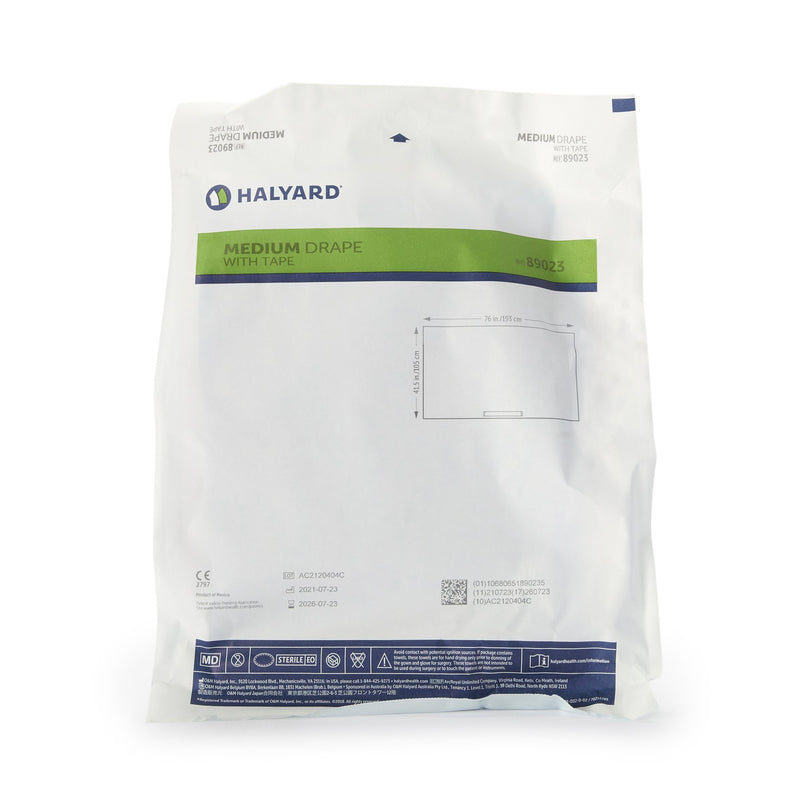 Halyard Sterile Medium Surgical Drape, 41.5 x 76 Inch