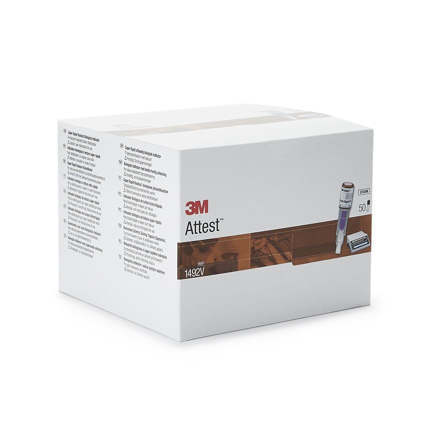 3M™ Attest™ Super Rapid Readout Sterilization Biological Indicator Vial 200/CASE -1492V