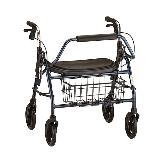 Mighty Mack Heavy Duty Four-Wheel Rollator, 1/Ea