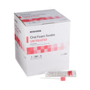MCKESSON ORAL SWABSTICK, FOAM TIP, UNTREATED, SOLD AS 250/BOX MCKESSON 4832