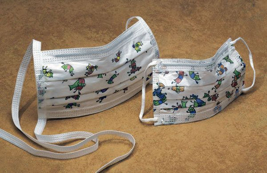 Cardinal Level 1 Procedure Mask, Pediatric Print, 300/Cs