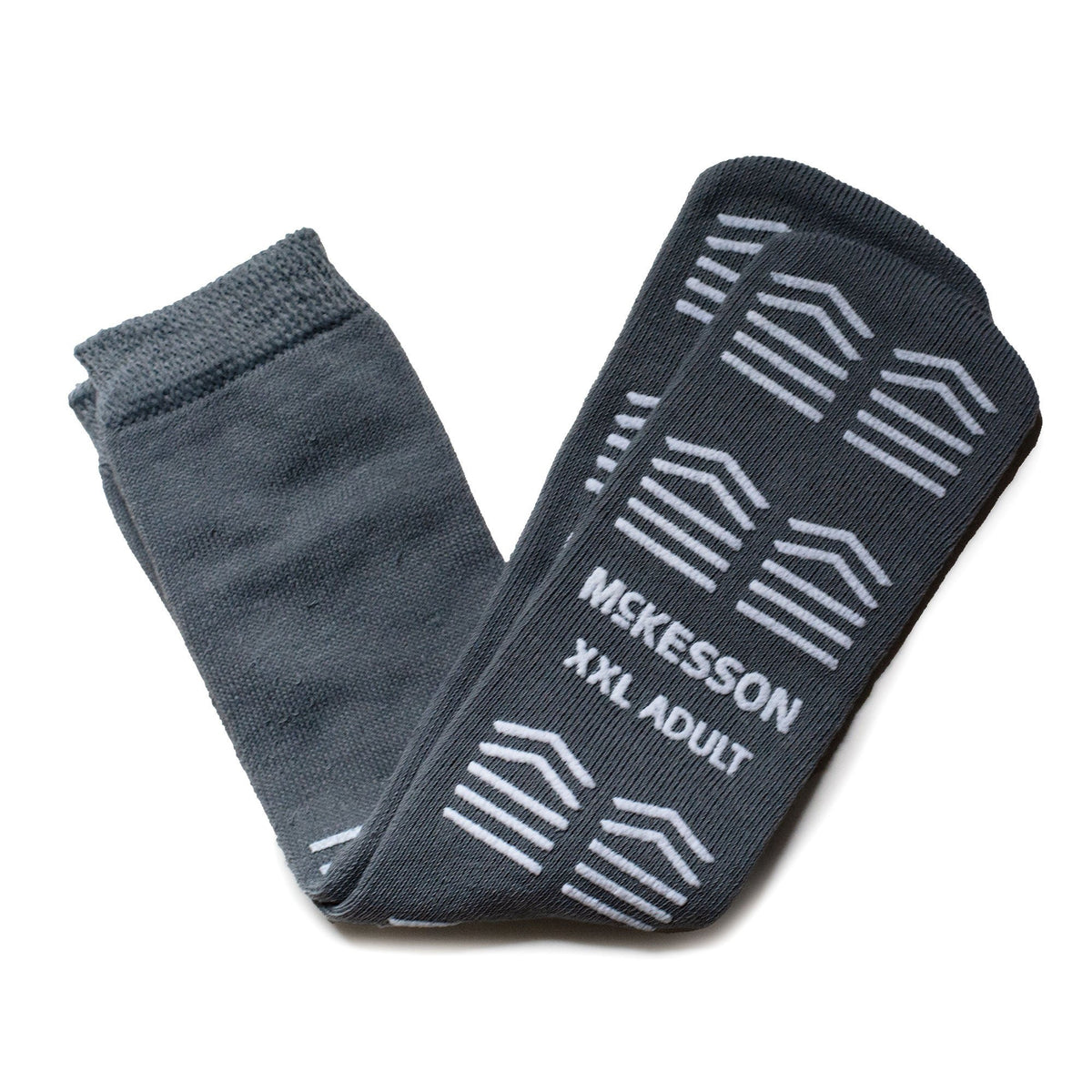 McKesson Slipper Socks, Double Tread, 2X-Large, Gray, 48/CS
