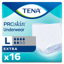 TENA® PROSKIN™ EXTRA ABSORBENT UNDERWEAR, LARGE, SOLD AS 64/CASE ESSITY 72332