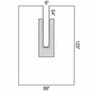 SHEET, U ORTHO LG W/SPLIT (11/CS), 11/CS