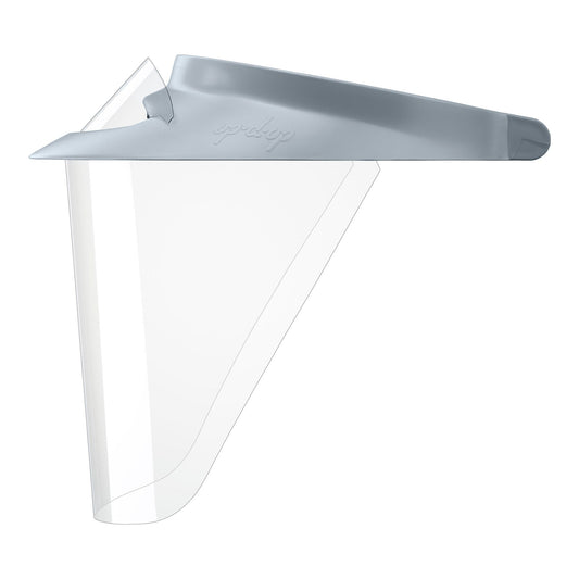 Shield Kit, W/1 Visor 2Shield1Min Dove Gray Lg, 1/Ea