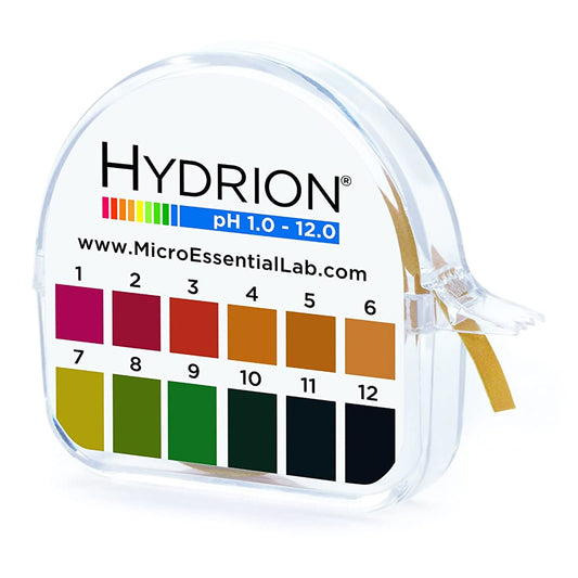Hydrion® Ph Paper In Dispenser, 1.0 – 12.0, 10/Ct