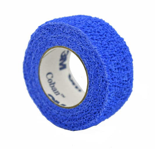 3M™ Coban™ Self-Adherent Closure Cohesive Bandage, 2 Inch X 5 Yard, Blue, 36/Cs