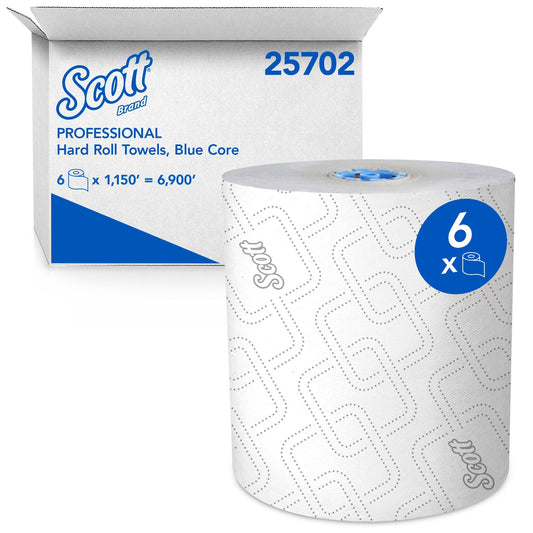 Scott® MOD Blue Paper Towel, Hardwound Roll, 6/CS