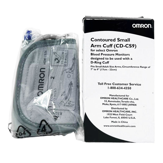 Omron® Small D-Ring Reusable Blood Pressure Cuff, 17 To 22.8 Centimeter, 1/Ea