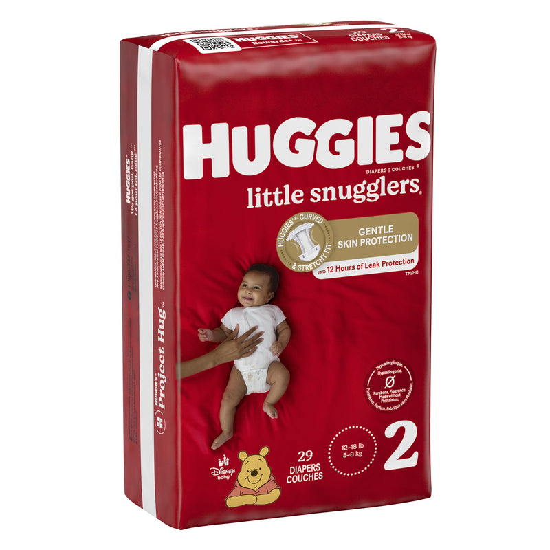 HUGGIES® LITTLE SNUGGLERS DIAPER, SIZE 2, SOLD AS 116/CASE KIMBERLY 49697