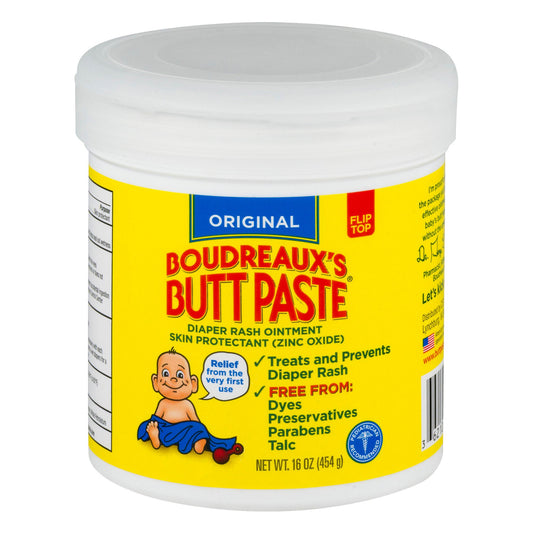 Boudreaux's Butt Paste® Diaper Rash Treatment 16 oz. Jar, 1/EA