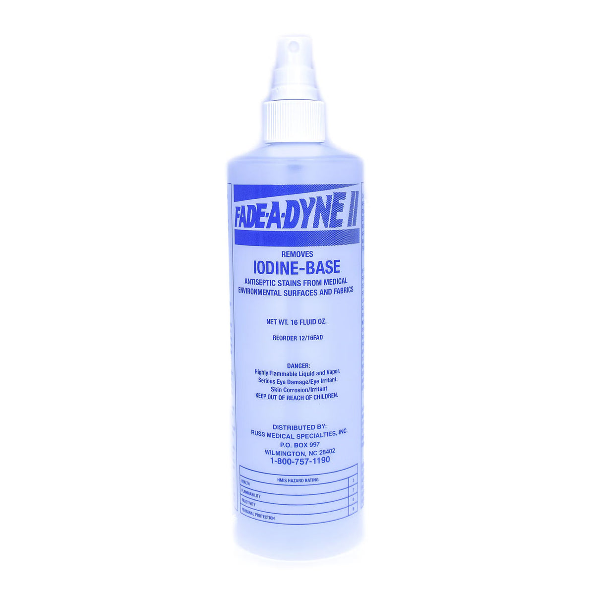 Fade-A-Dyne Ii® Iodine Stain Remover, 16 Oz. - 12 Pack, 1/Ea