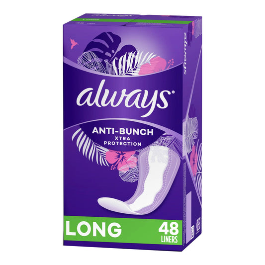 Liner, Always Anti-Bunch Long(48/Bx 3Bx/Cs), 144/Cs