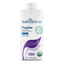 KATE FARMS® PEPTIDE 1.0 VANILLA SOLE-SOURCE NUTRITION FORMULA, 11-OUNCE CARTON, SOLD AS 12/CASE KATE 811112030553