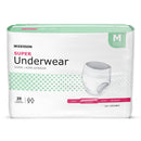 MCKESSON SUPER MODERATE ABSORBENCY INCONTINENCE UNDERWEAR, MEDIUM, SOLD AS 80/CASE MCKESSON UW33844