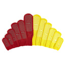 Medline Fall Management Slipper Socks, Double Tread, Extra Large, Yellow, 48/CS