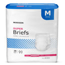 MCKESSON SUPER MODERATE ABSORBENCY INCONTINENCE BRIEFS, MEDIUM, SOLD AS 16/BAG MCKESSON BR30643