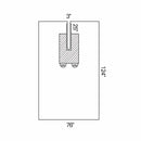 Halyard Sterile EENT Split Drape, 76 W x 124 L Inch, 10/CS