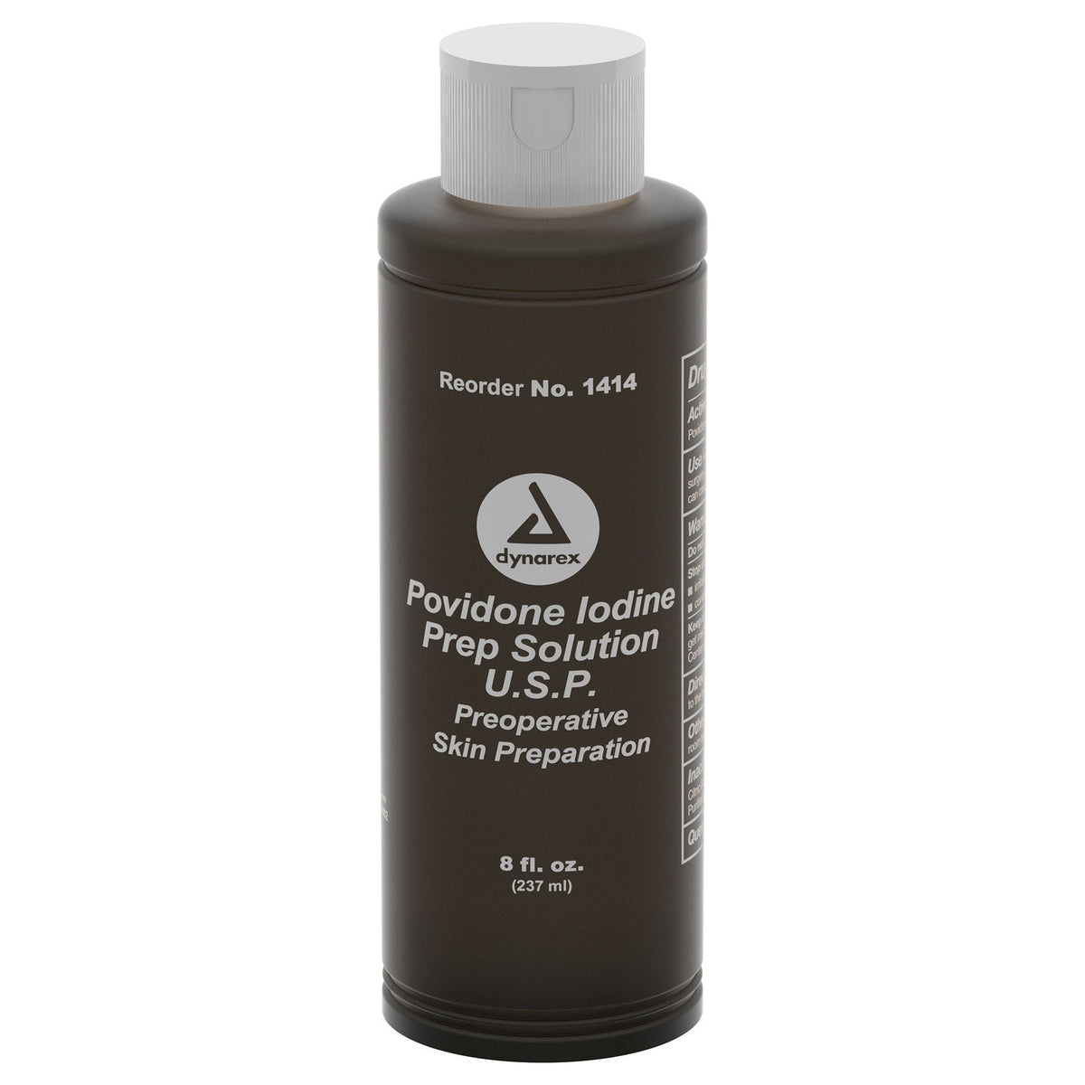 dynarex® Povidone Iodine Prep Solution, 8-ounce Bottle, 24/CS
